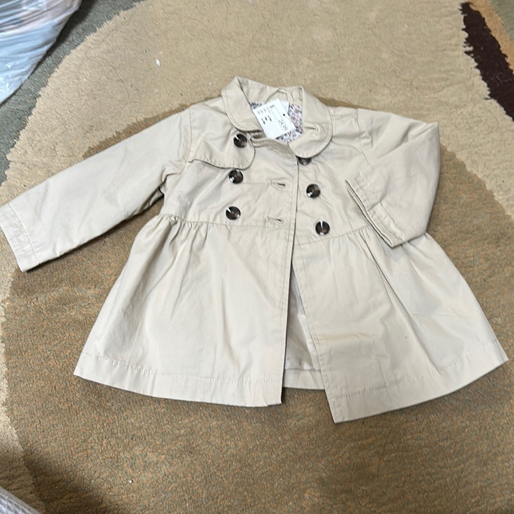 Baby girl trench coat